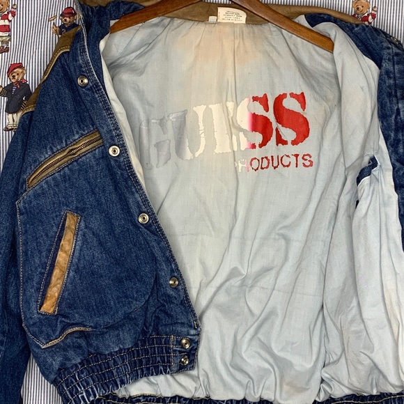 marty mcfly guess denim jacket